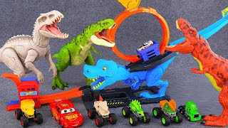 96 Minutes Satisfying with Unboxing Hot Wheels City TRex Chomp Down Playset ASMR  Review Toys [upl. by Gowon330]