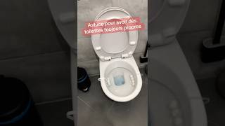 Astuce pour avoir des toilettes toujours propres astuce wc toilette propre propreté nettoyage [upl. by Gilemette]