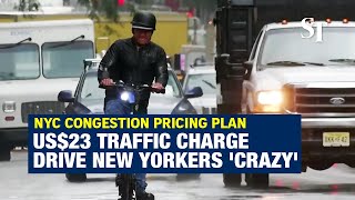 US23 a day traffic charge drive New Yorkers crazy [upl. by Yruoc]