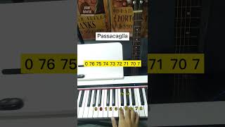 Passacaglia piano tutorial shorts pianotutorial piano [upl. by Yeknarf351]