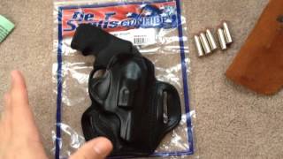 Desantis Speed Scabbard Holster Ruger LCR 357 Mag [upl. by Ecirbaf]