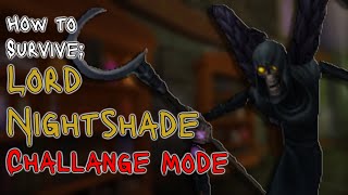 Wizard101 How to beat Lord Nightshade Rematch in Challenge Mode [upl. by Haelem]