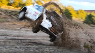 Lausitz Rallye 2023  BIG CRASH amp MISTAKES [upl. by Aisela]