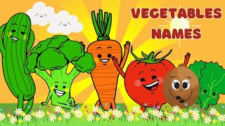 10 ENGLISH VEGETABLES NAME  VEGETABLES NAME IN ENGLISH  DIFFERENT TYPES OF VEGETABLES FOR KIDS [upl. by Brittany583]