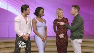 Normani Kordei amp Val Chmerkovskiy  Interview Live with Kelly amp Ryan [upl. by Athalie]