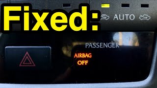 How to fix “Passenger Airbag OFF” warning light in your car [upl. by Jessy]