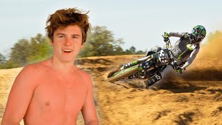 Sunburns And Dirtbikes Dont Mix  Mulisha Bike Throwdown [upl. by Ttihw]