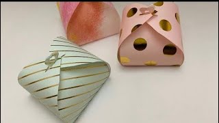 Origami gift boxHow to make origami gift boxDIY gift box [upl. by Durwyn]