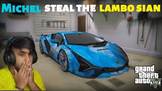 Michel steal the lambo sian  GTA 5  Darkness [upl. by Ellenid705]