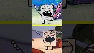 DoodleBob attacks SpongeBob IRL 🤯  shorts [upl. by Lluj]