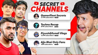 Top Secret Channels Of Famous YouTubers🤫 [upl. by Kristal517]