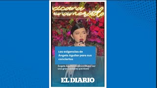 Las extravagantes exigencias de Ángela Aguilar para sus shows  El Diario [upl. by Tergram]