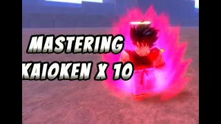 mastering kaioken x10 [upl. by Nwad]