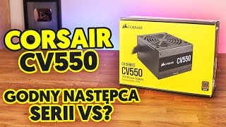 CORSAIR CV 550 80 PLUS BRONZE  Test budżetowego zasilacza [upl. by Ocisnarf]