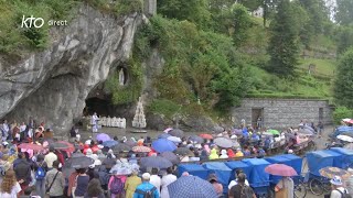 Messe de 10h à Lourdes du 13 août 2024 [upl. by Ivatts]