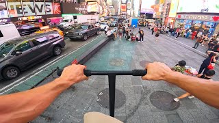 GoPro Scooter Riding in NYC [upl. by Ennovehs518]