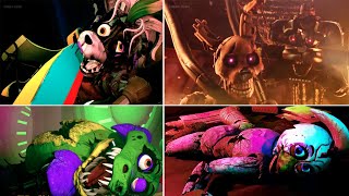 Bosses quotdyingquot spectacularly in Five Nights at Freddy’s  Security Breach FNAF [upl. by Bob]