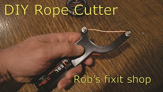 DIY Rope Cutter using Nichrome wire [upl. by Lartnom]