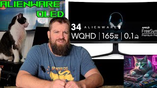 My First OLED Anything Alienware AW3423DWF Review [upl. by Atilrahc228]