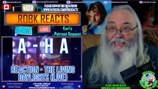 Aha Reaction  The Living Daylights Live  First Time Hearing  Requested [upl. by Kristos]