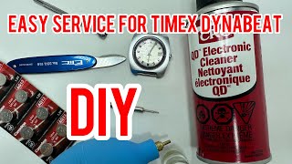 Servicing a vintage Timex electric Dynabeat the easy way [upl. by Levins]