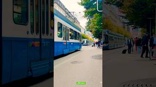 🇨🇭Bahnhofstrasse Zurich Switzerland ytshorts travel abba [upl. by Anirtek]