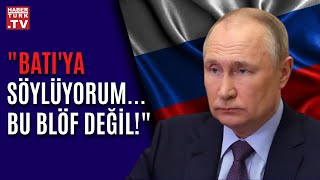 Putin quotBatı ülkemizi yok etmek istiyorquot [upl. by Stoops811]