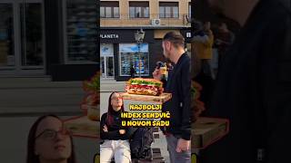 ➡️ANKETA⬅️ Šta vi kažete iskrenerecenzije indexsendvic novisad srbija anketa food fastfood [upl. by Anselm]