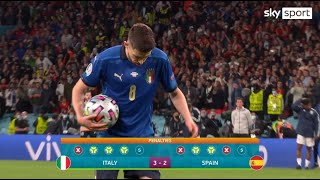 Il Rigore di Jorginho ⚽ Italia Vs Spagna ⚽ Caressa e Bergomi  Euro 2020 [upl. by Ientirb]