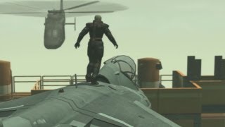 Metal Gear Solid 2 HD  Harrier Boss Fight  Gameplay [upl. by Aem]