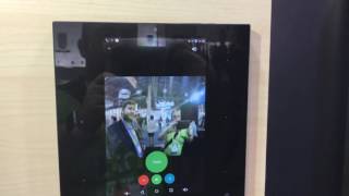 CES2017  Démonstration de ZIPATILE avec un appel du portier video IP [upl. by Chrisman]