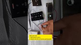 K105 Waterproof Door Access Control System  connection digram add card set opening time [upl. by Mayhs]