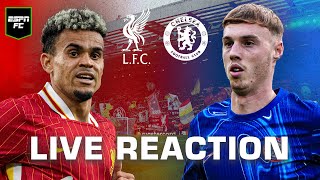 LIVE REACTION Liverpool stay top with 21 win vs Chelsea  Premier League  ESPN FC [upl. by Ellekim]