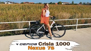 eBike 🚲 bemutató Gepida Crisia 1000 Nexus 7 eBike Bafang középmotor [upl. by Sundstrom]