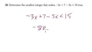 Algebra 1 Regents June 2015 30 [upl. by Asirrak]