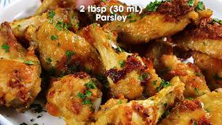 Garlic Parmesan Chicken Wings [upl. by Esiom]