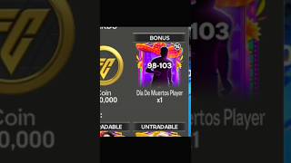 Dia de Muertos funny pack opening😁😉 fifa shorts  fcmobile football [upl. by Fletcher]