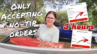 Accepting NOTIP orders for 3 hours DoorDash amp Uber Eats ride along [upl. by Roby366]