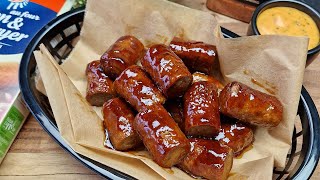 Frikandel burnt ends uit de Airfryer [upl. by Nnaeirual]