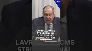 ATACMS missile strikes on the Russian border show Wests desire for escalation in Ukraine  Lavrov [upl. by Burk367]