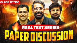 PW REAL TEST SERIES  Complete Paper01 Discussion🔥 Class 12th JEE [upl. by Assyle]