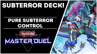 Subterror Deck Pure Subterror Control YuGiOh Master Duel [upl. by Greff421]