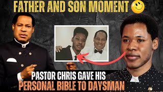 BREAKING  PASTOR CHRIS GAVE HIS PERSONAL BIBLE TO DAYSMAN OYAKHILOME  PASTOR CHRIS OYAKHILOME [upl. by Ainoet]