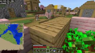 Minecraft survival  Gettin wood [upl. by Ginger]