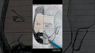 vikramvedhmovie vijay sethupathi pencile drawing youtubeshort shortvideo shortfeed [upl. by Weissman]