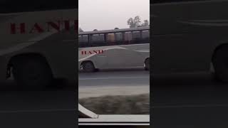 Hanif vs train bus buslover viralvideo bdbuslover71mainul driver [upl. by Jeconiah358]