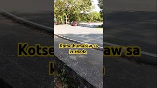 Kotse humataw sa kurbada evanmotovlog [upl. by Otter]