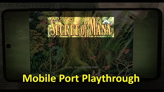 Secret of Mana  Mobile port playthrough Part 12 [upl. by Player]