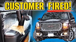 Customer Never Welcomed Back Car Detailing A Trashed Yukon Denali [upl. by Notniv]