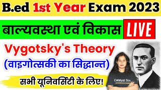 Vygotsky theory of cognitive development  Vygotsky ka siddhant  bed 1st year classes in hindi [upl. by Akined]